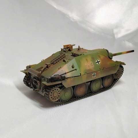 タミヤ1/35ドイツ(38t)ヘッツァー駆逐戦車完成品 _3