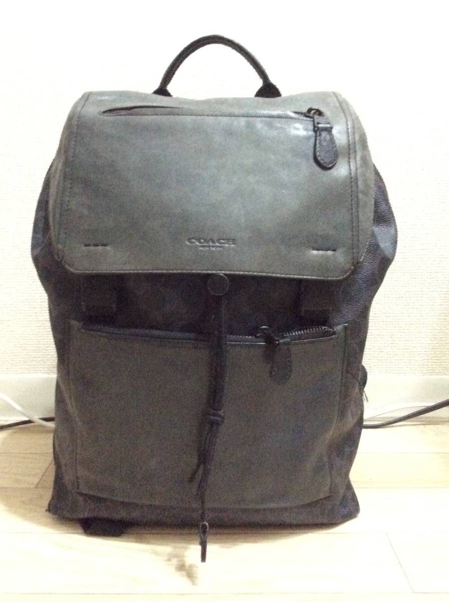 メンズ リュック レザー バックパック Coach(コーチ) コーチ／COACH 