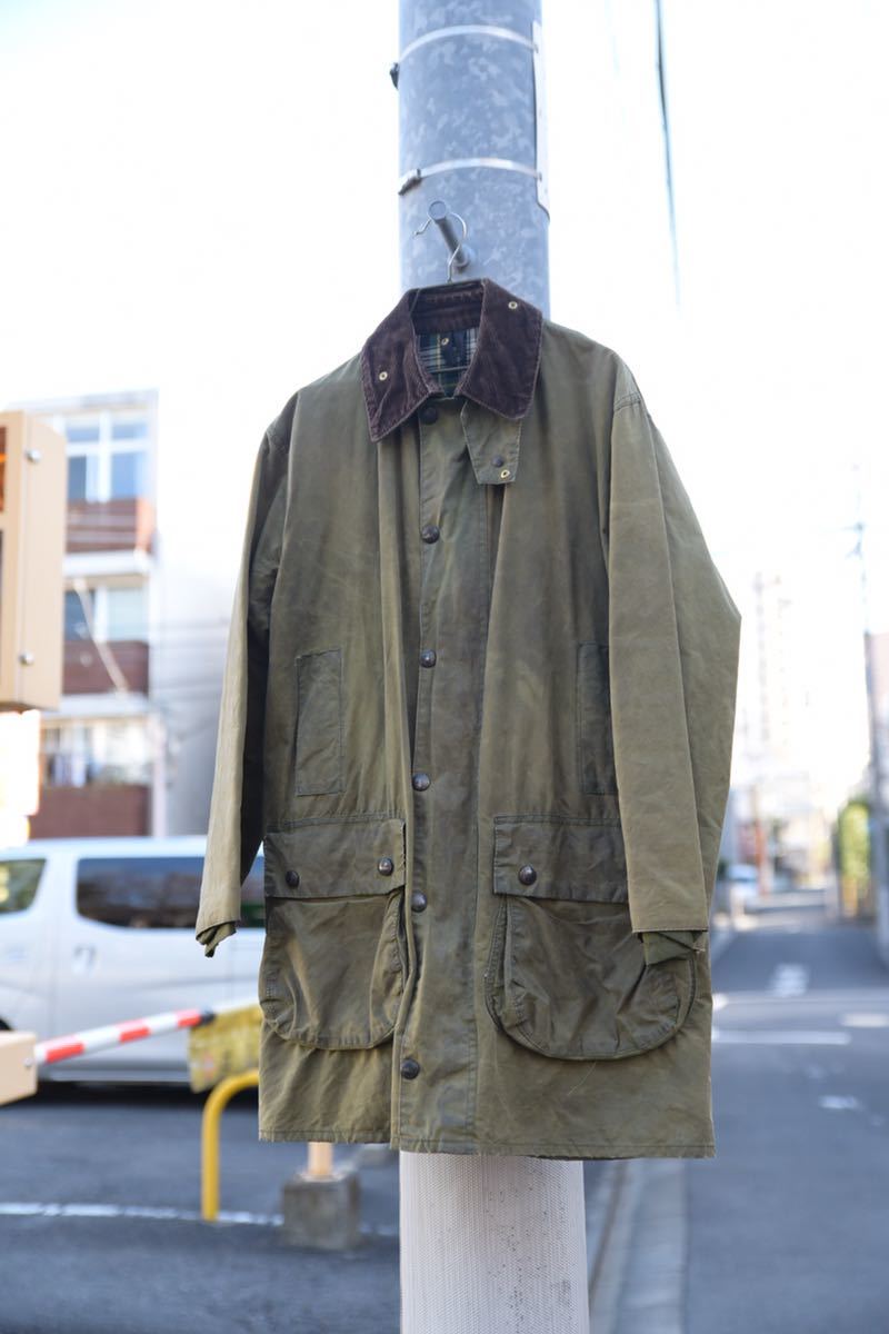 Barbour バブアー オイルドジャケット ボーダー　カーキ