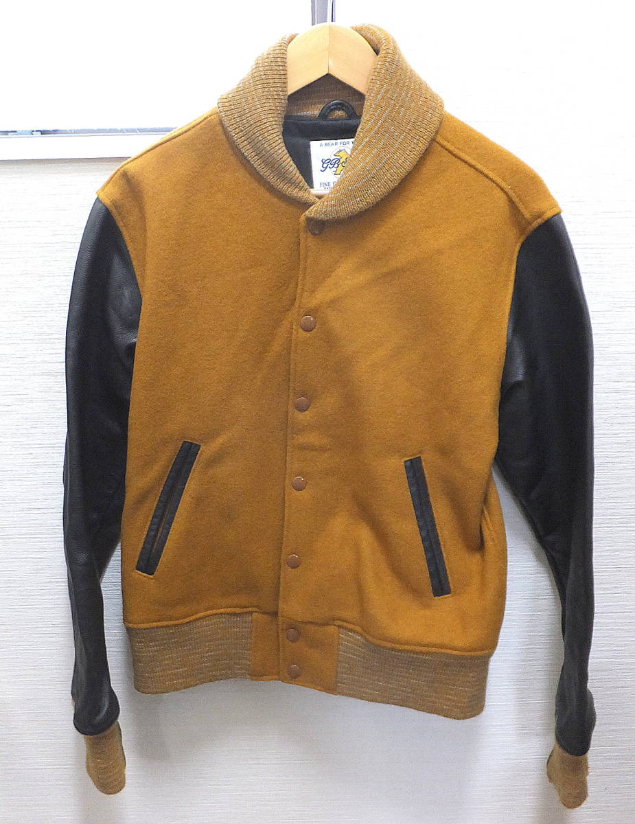 美品◎USA製◎GB ゴールデンベア 袖本革× SPORTジービースポーツ GB