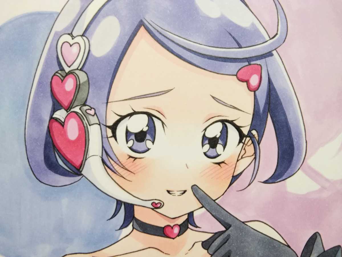 手描きイラスト 剣崎真琴 キュアソード ドキドキ プリキュア 手描きイラスト 売買されたオークション情報 Yahooの商品情報をアーカイブ公開 オークファン Aucfan Com
