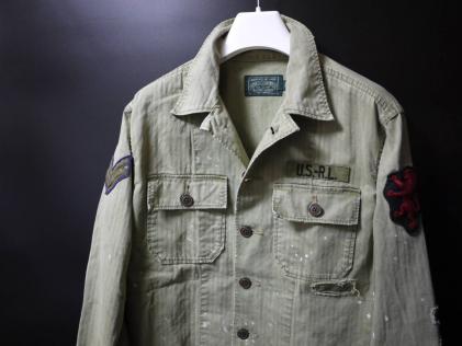 新品 POLO COUNTRY ラルフローレン ダメージ加工 復刻 US.ARMY HBT