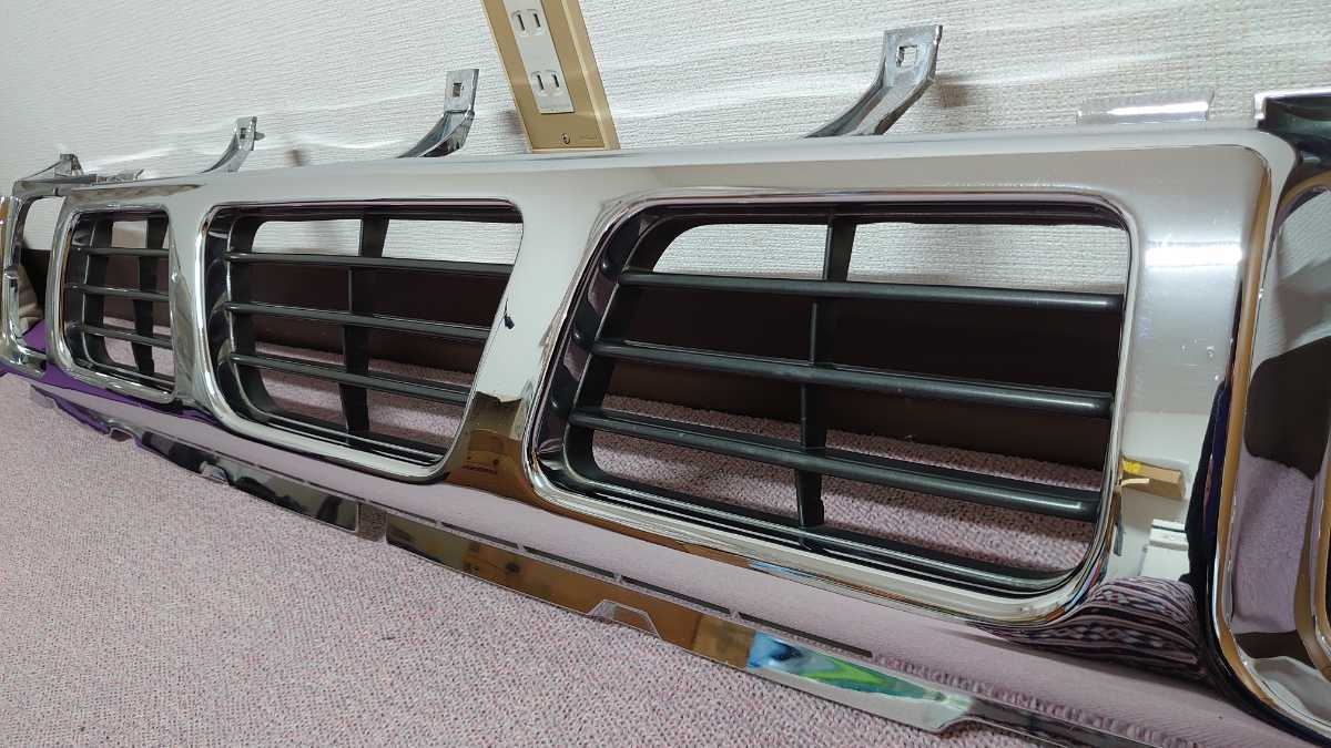 US日産 ハードボディ D21 純正メッキフロントグリル テラノ ダットサン 