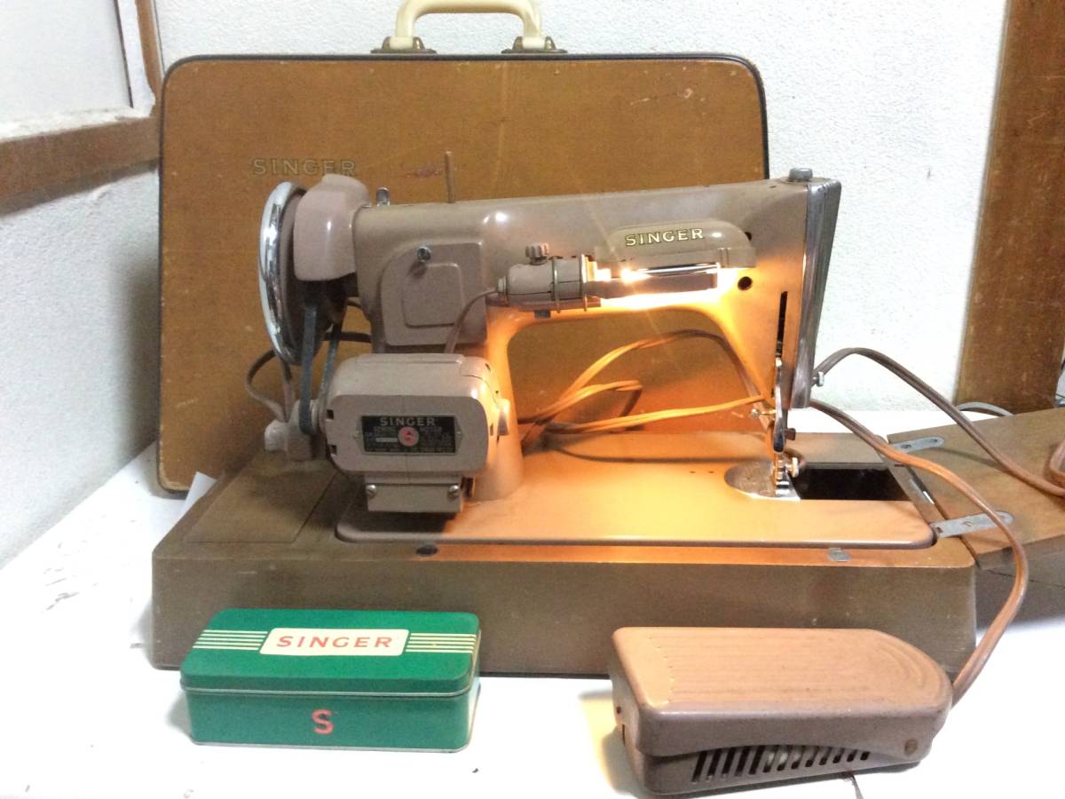 中古SINGER☆ミシン☆ 足踏み式☆シンガー 191U☆アンティーク☆昭和 