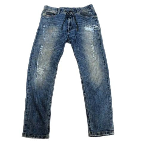 高品質，限定SALE ディーゼル DIESEL NARROT ジョグジーンズ デニム風 スウェット パンツ スキニー ジーンズ ダメージ加工 30 インディゴ メンズ ２(W30)｜売買されたオークション情報、yahooの商品情報をアーカイブ 男性用
