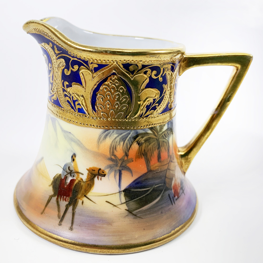 【激安大特価，新品】 オールドノリタケ NORITAKE 金彩 金盛 砂漠風景図 ミルクピッチャー(ノリタケ)｜売買されたオークション情報、yahooの商品情報をアーカイブ公開 - オークファン ノリタケ