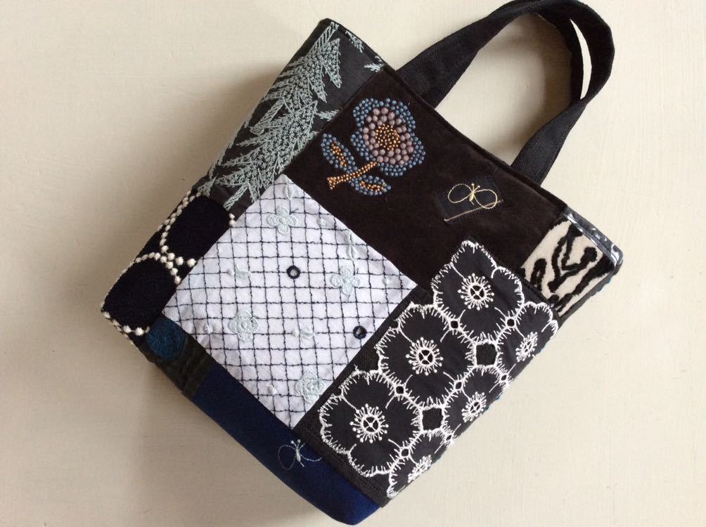 ハンドメイド ミナペルホネン トートバッグ （chum. anemone. flower