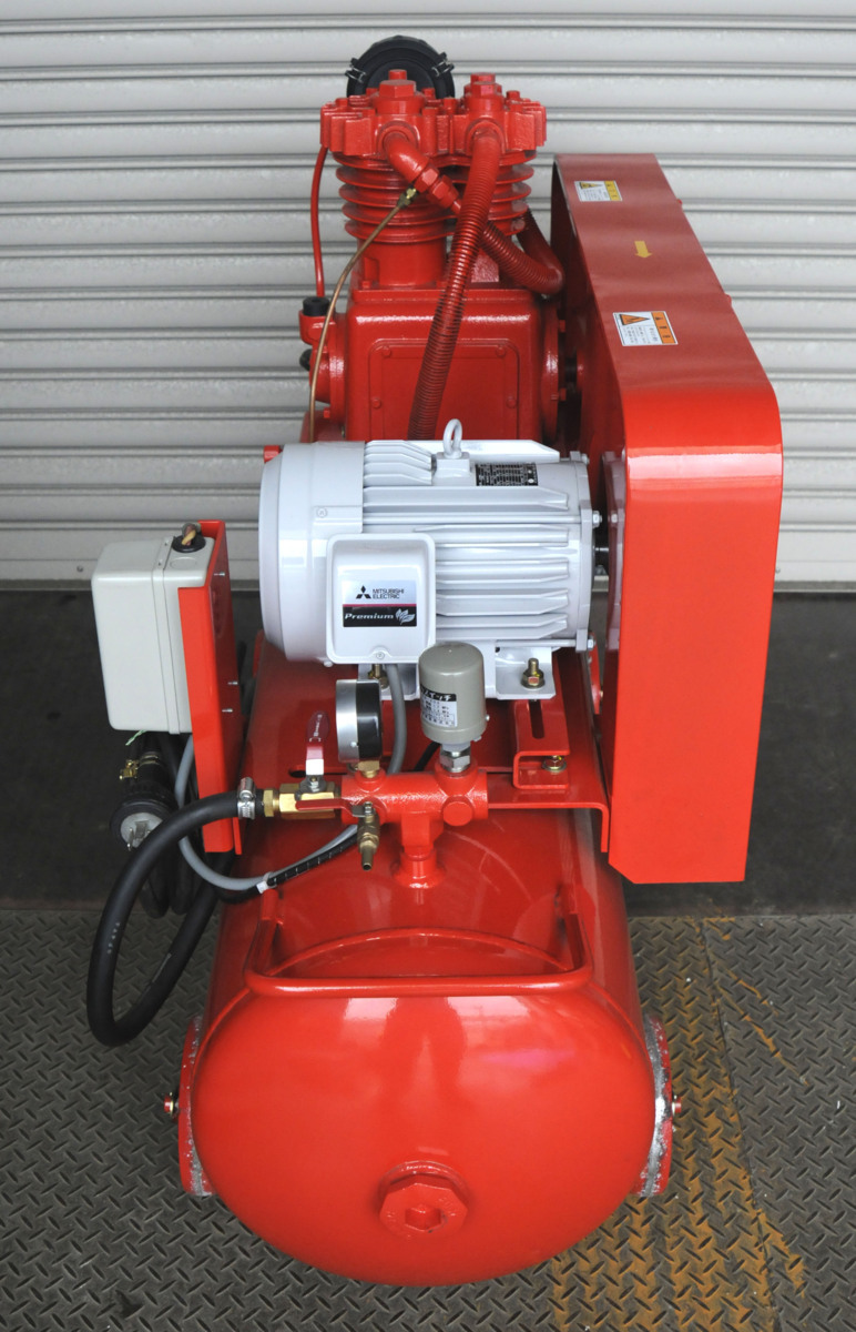 富士 3馬力 エアーコンプレッサー W-33 (0W-33) エアコンプレッサ 小型
