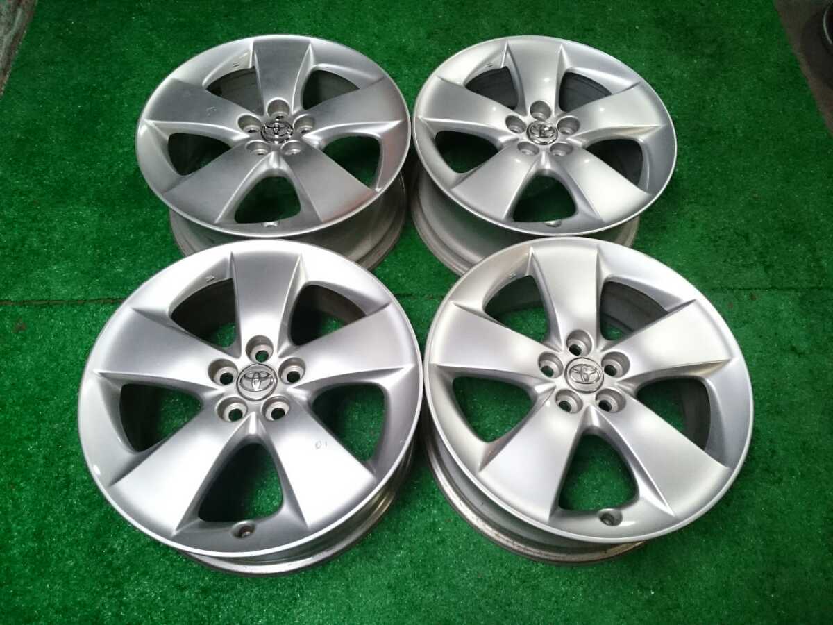 C114) トヨタ 30系 プリウス ツーリング 純正 7j×17 5H PCD100 +50 4本 