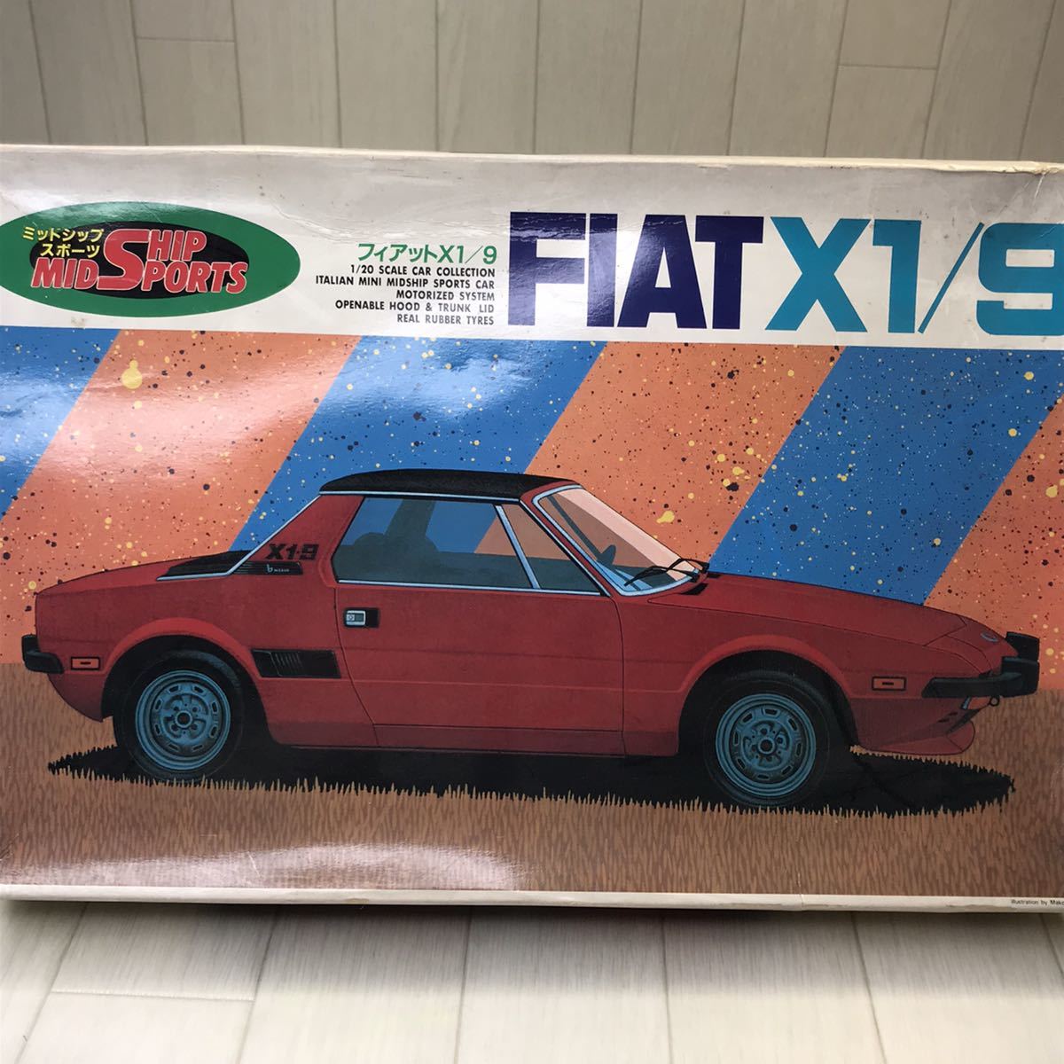 フィアットX1⁄9 バンダイ 中古絶版模型堂 1⁄20 ミッドシップ EXCEED 