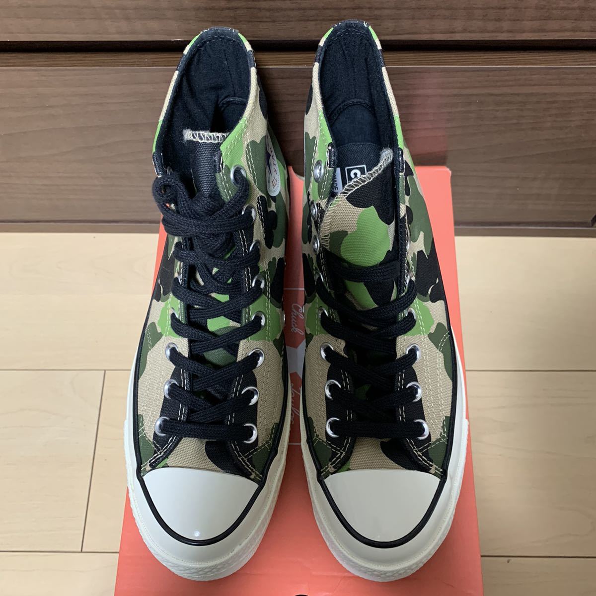 新品 CONVERSE チャックテイラー Hi CT70 カモ 迷彩 7.5 26㎝ 海外正規