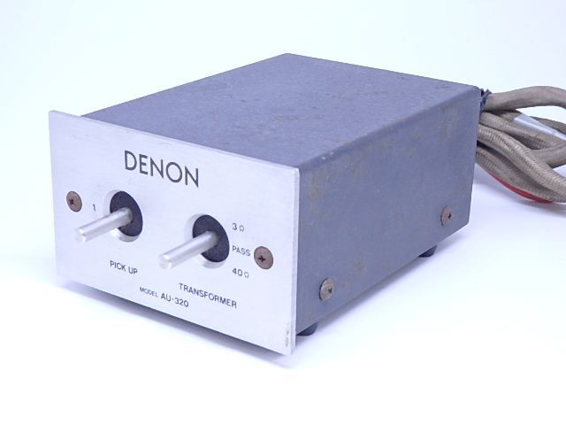 DENON/デノン MCカートリッジ用昇圧トランス AU-320 デンオン § 5AC7A
