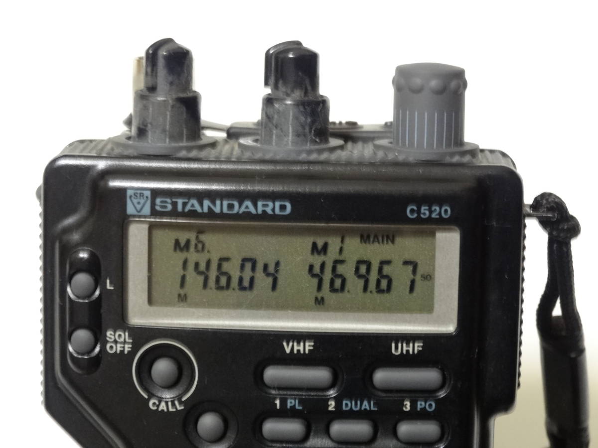 アマチュア無線 C520 スタンダード144⁄430Mhzハンディー機1台