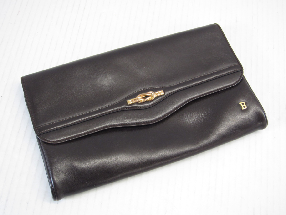 BALLY バリー レザー クラッチバッグ メンズ 鞄 #UB1488 [バリー