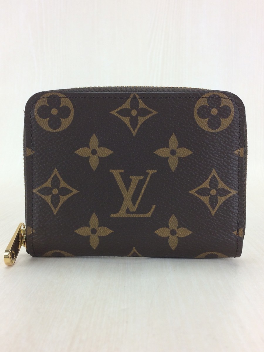 ［LOUIS VUITTON］ジッピー・パース　ノベルティ LOUIS VUITTON◇ジッピー・コインパース_モノグラムキャンバス/PVC/BRW