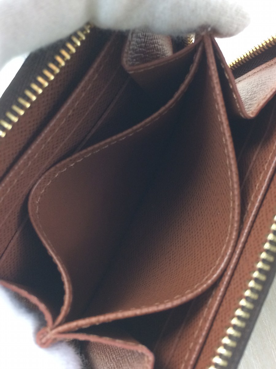 LOUIS VUITTON◇ジッピー・コインパース_モノグラムキャンバス/PVC/BRW