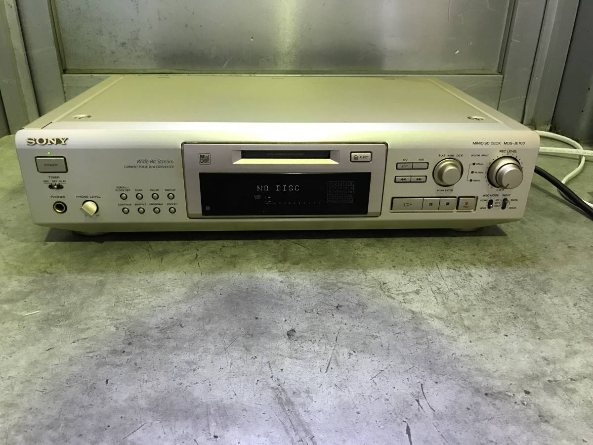 MDS-JE700 MDデッキ ソニー SONY Yahoo!オークション JSONY 064099