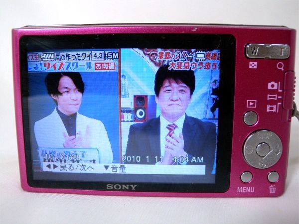 ☆SONY Cyber-shot DSC-W550 1450万画素 ピンク☆SDカード付