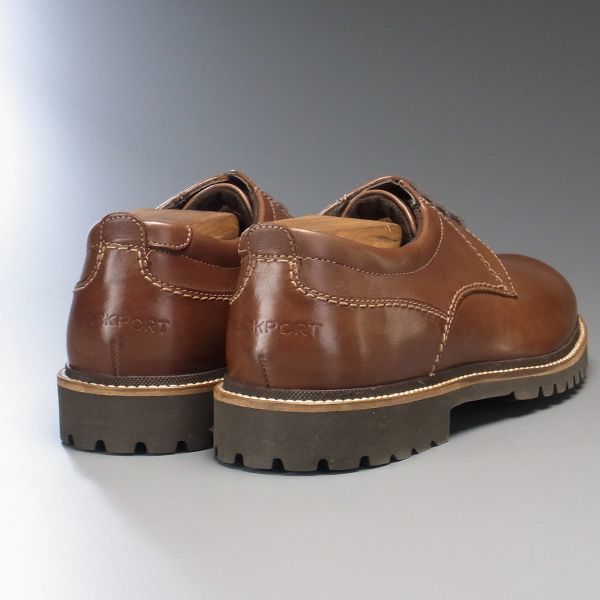 GB5202未使用*ロックポートROCKPORT*マーシャル プレーントゥ/トゥルー 