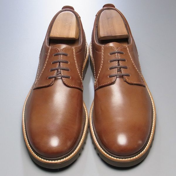 GB5202未使用*ロックポートROCKPORT*マーシャル プレーントゥ/トゥルー 