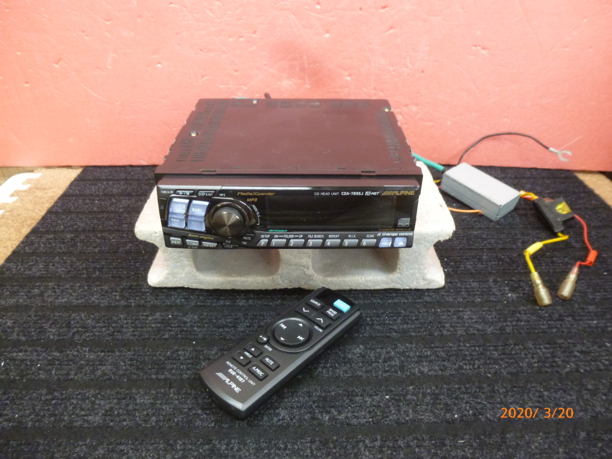 CDA-7895J アルパイン Yahoo!オークション - ALPINE iPhone接続OK 