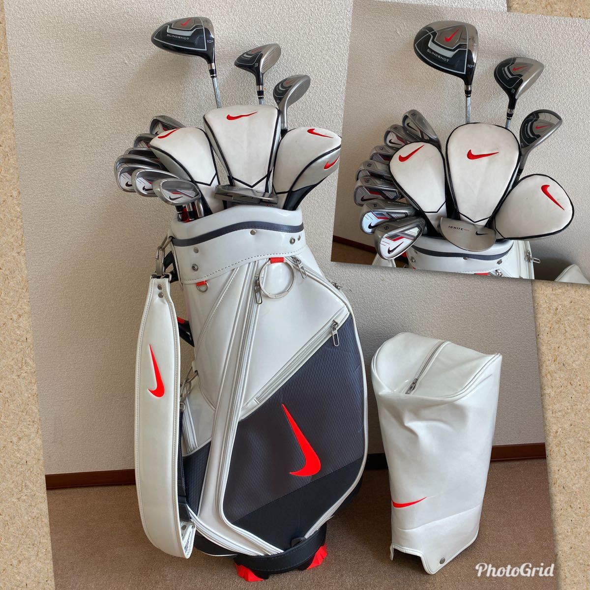 新作入荷 ナイキ スリングショット ゴルフクラブセット/メンズ ゴルフ(セット)｜売買されたオークション情報、yahooの商品情報をアーカイブ公開 - オークファン 男性右きき用