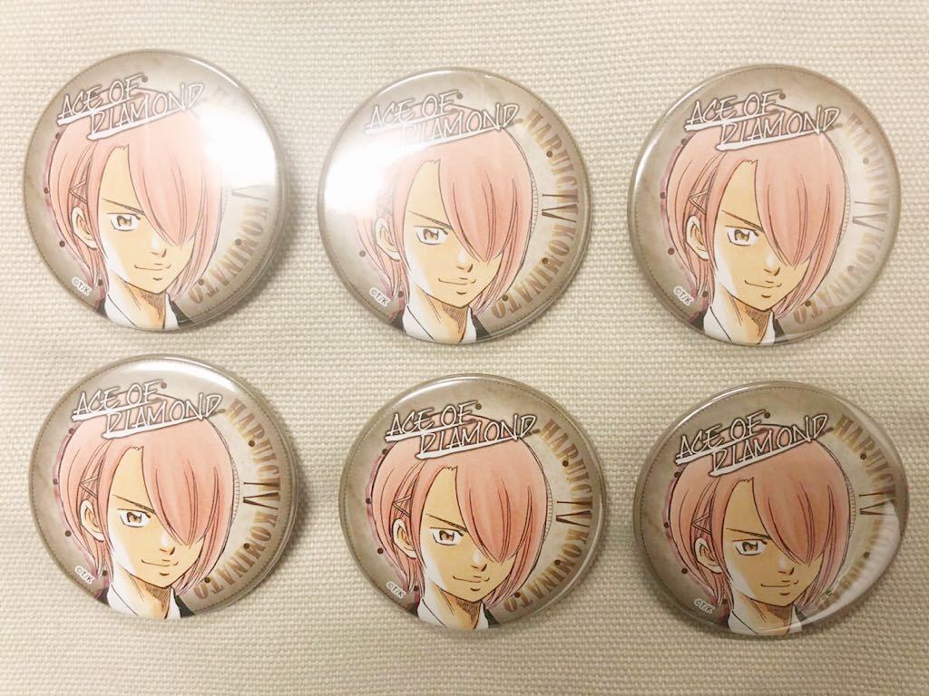 ◆ダイヤのＡ京まふ缶バッジ春市6個セット◆Ｂ_1