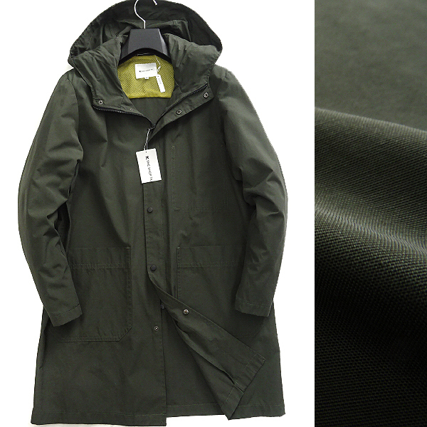 定番人気，安い タケオキクチ ウェザークロス フード スプリングコート M カーキ J43546 春夏 メンズ THE SHOP TK ショップ コート 緑(Mサイズ)｜売買されたオークション情報、yahooの商品情報をアーカイブ公開 - Mサイズ