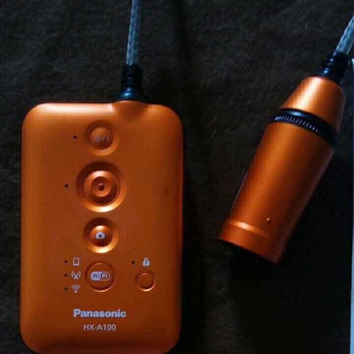 パナソニック ウェアラブルカメラ オレンジ HX-A100-D パナソニック HX