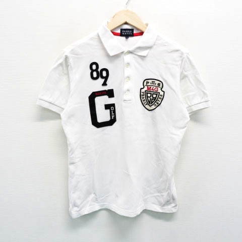 人気，2026 PEARLY GATES パーリーゲイツ 半袖ポロシャツ ホワイト系 5 240001329003 メンズ(パーリーゲイツ)｜売買されたオークション情報、yahooの商品情報をアーカイブ公開 - オークファン シャツ
