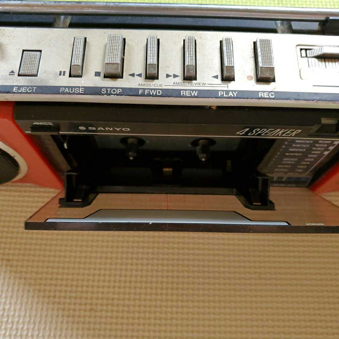 昭和レトロ SANYO 小型ラジカセ U4SL サンヨー SANYO MR-U4SL SANYO