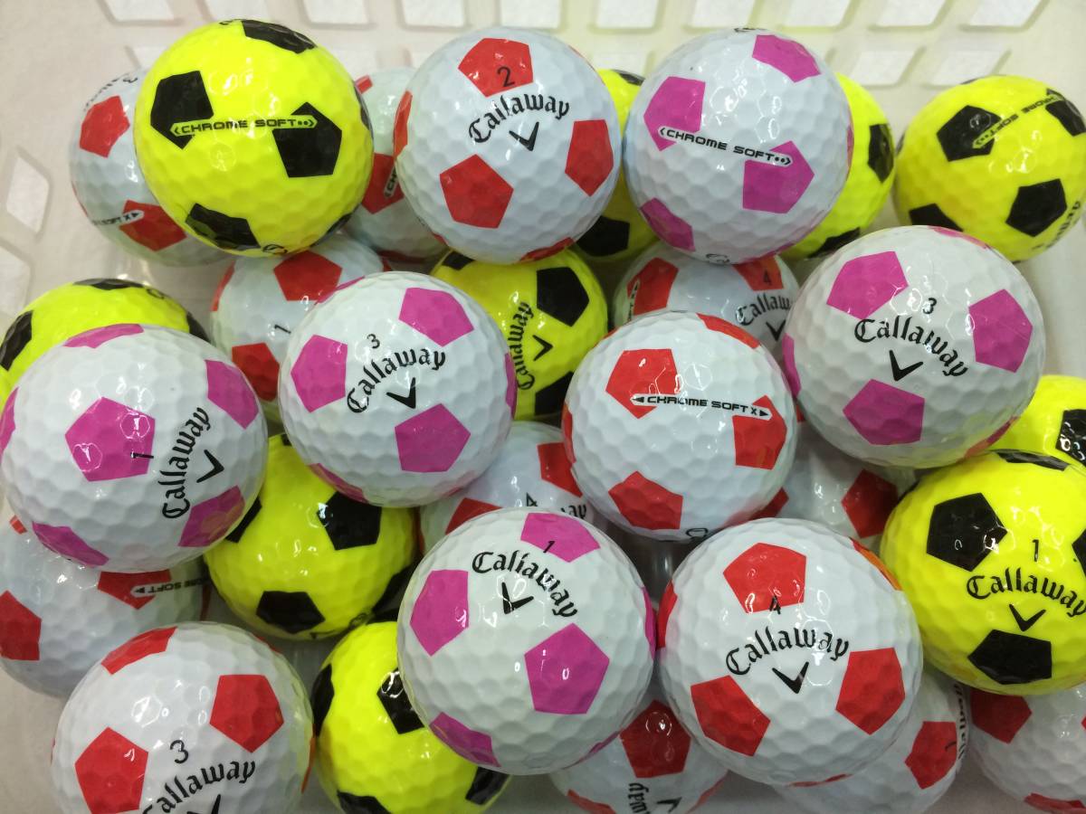 人気定番，高品質 特 A級 キャロウェイ CHROME SOFT＆X TRUVIS カラー 30個 ロストボール(30個～)｜売買されたオークション情報、yahooの商品情報をアーカイブ公開 - オークファン ボール