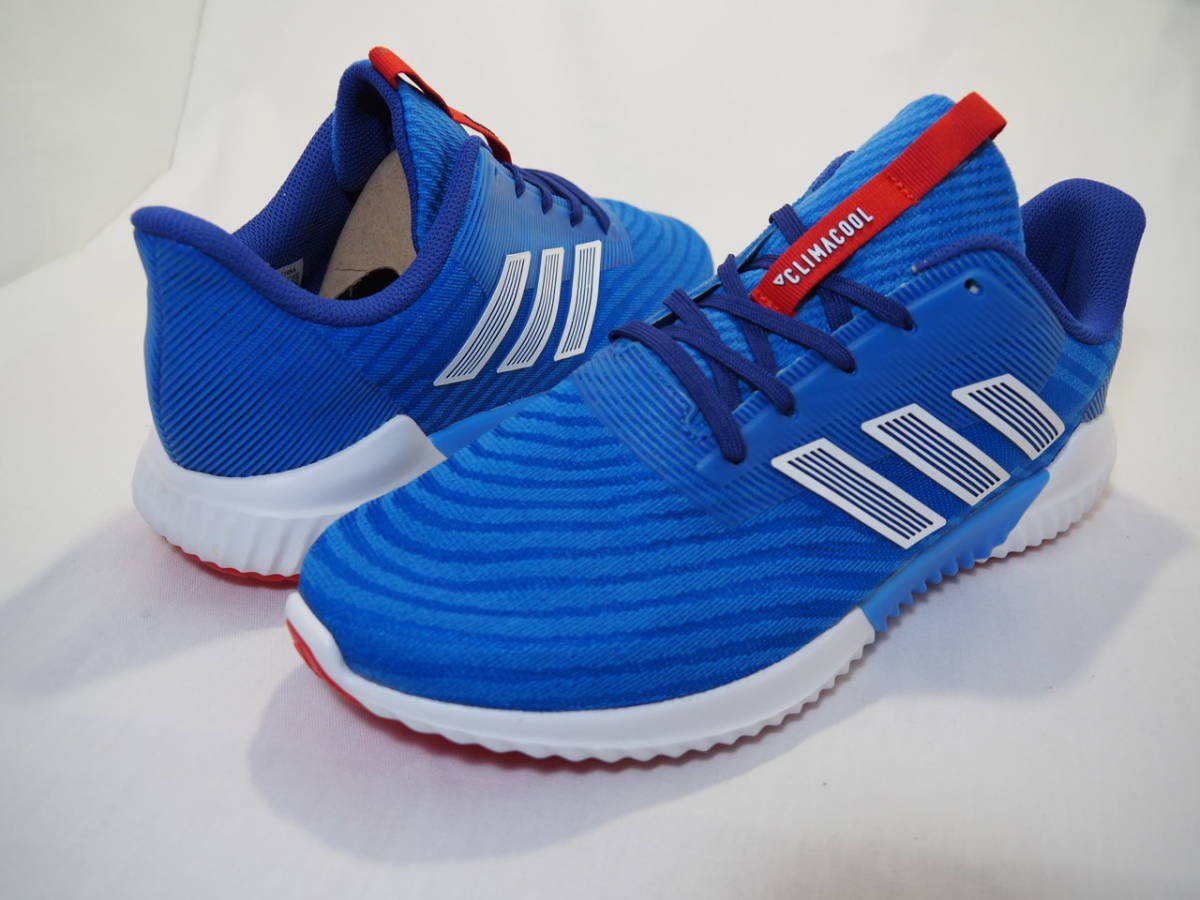 新作入荷，品質保証 adidas /アディダス 夏ランニングに 通気性あり climacool 2.0 クライマークール 2.0 青白 27.5 ㎝(27.5cm)｜売買されたオークション情報、yahooの商品情報をアーカイブ公開 - オークファン 27.5cm