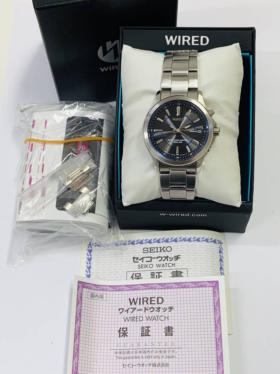 美品稼動品》セイコースピリットメンズ腕時計防水ソーラー電波 美品稼動品》セイコースピリットメンズ腕時計防水ソーラー電波