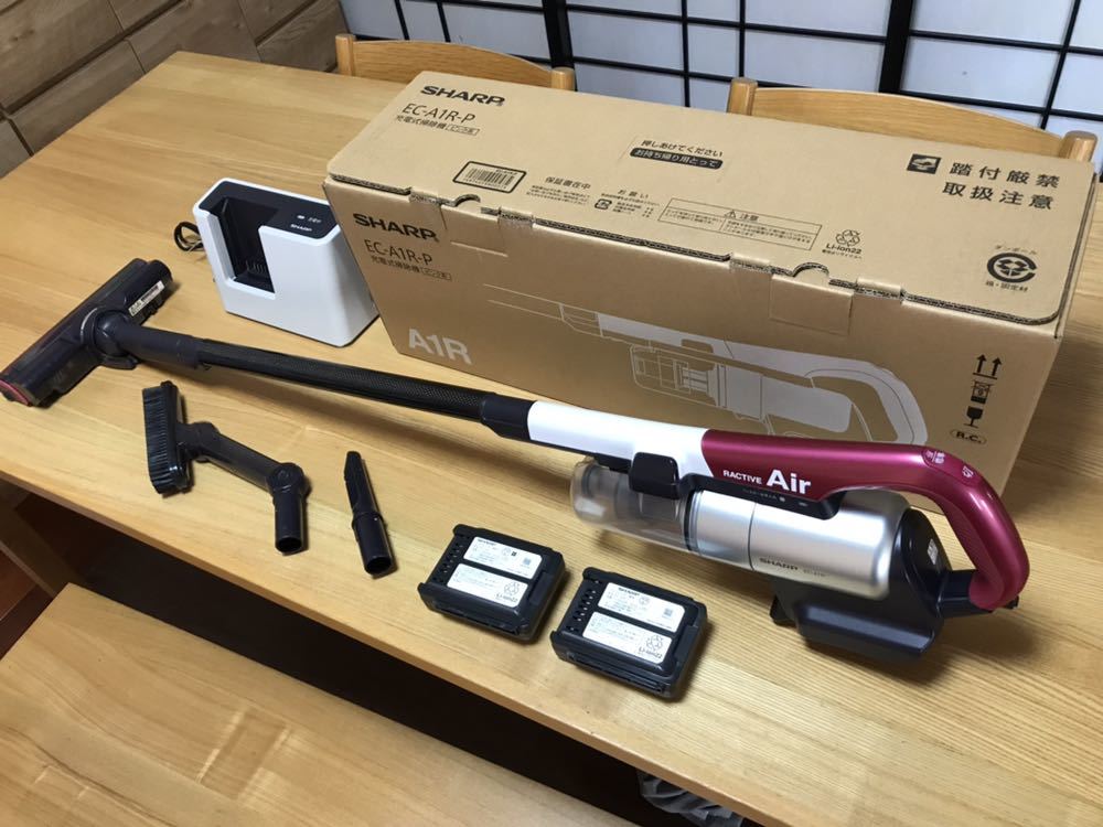 SHARP EC-A1R-P ピンク系 シャープ コードレス 充電式掃除機 + 別売