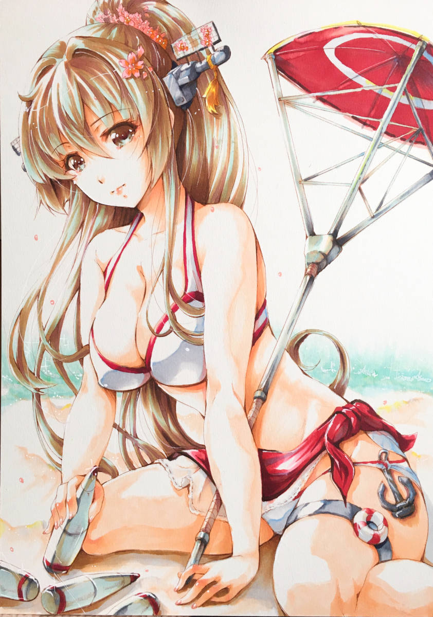 手描きイラスト同人 艦隊これくしょん 大和 艦これ 艦娘 ａ４サイズ 手描きイラスト 売買されたオークション情報 Yahooの商品情報をアーカイブ公開 オークファン Aucfan Com