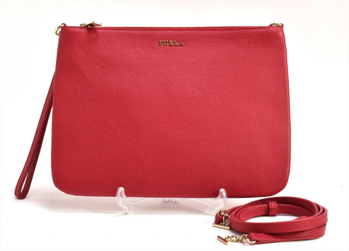  フルラ ショルダーバッグ ピンク クラッチバッグ 2WAY FURLA 2003LS257(ショルダー)｜売買されたオークション情報、yahooの商品情報をアーカイブ公開 - オークファン ショルダー