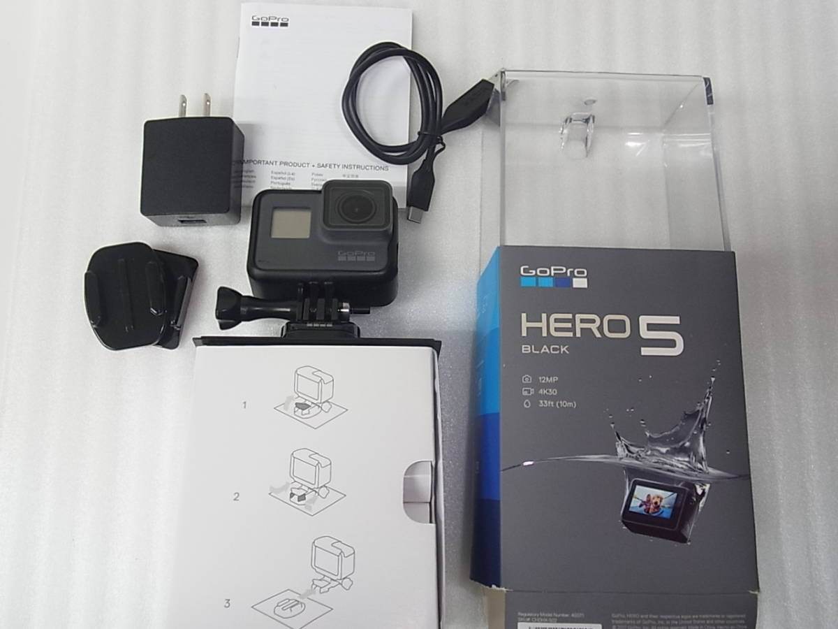 GoPro Black Hero 0 CHDHX-502 Waterproof BT HERO5 : Sealed | Wi-Fi 