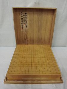 岡村碁盤店銀杏脚付き碁盤 もつれ