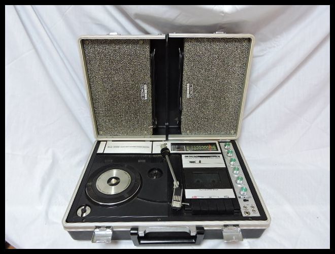 CROWN GTX-5000 ポータブル トランク型 携帯ステレオ ラジカセ