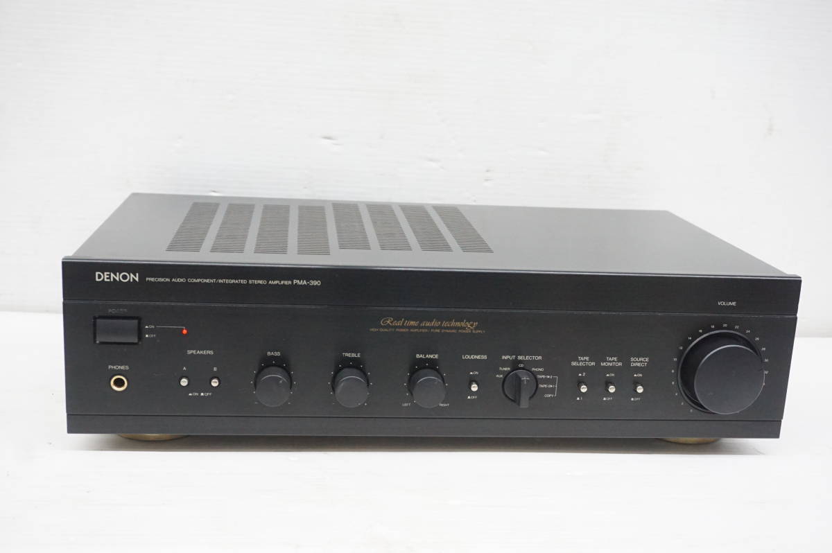 【大人気，人気セール】 P04153 DENON デノン プリメイン アンプ PMA-390 黒(DENON)｜売買されたオークション情報、yahooの商品情報をアーカイブ公開 - オークファン DENON