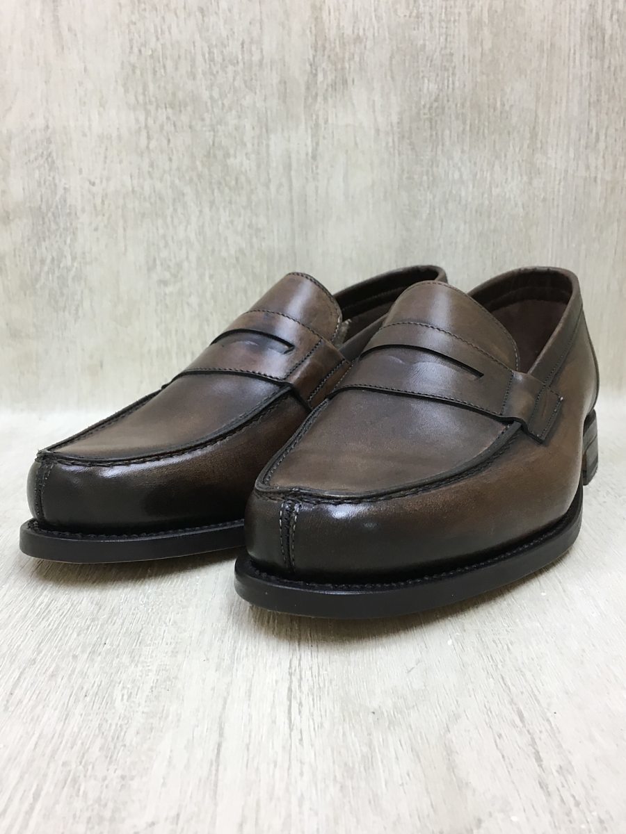 The CLASIK◆ローファー/グッドイヤー・ウェルト製法/UK7/BRW/レザー