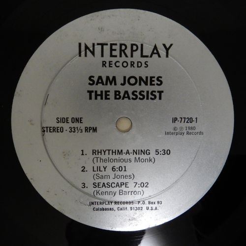 13014427;【US盤/シュリンク】Sam Jones / The Bassist! ,↑↑ヤフオク