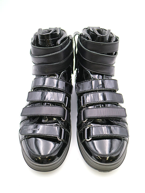 Dior HOMME ディオールオム 08AW ベルクロパテントハイカット Dior HOMME ディオールオム 08AW ベルクロパテントハイカット