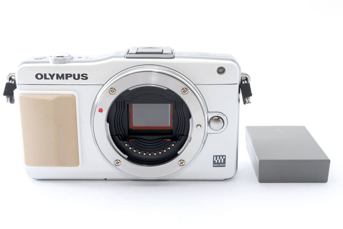 5067☆ 超美品 ☆ オリンパス OLYMPUS PEN Mini E-PM2 ボディ ホワイト
