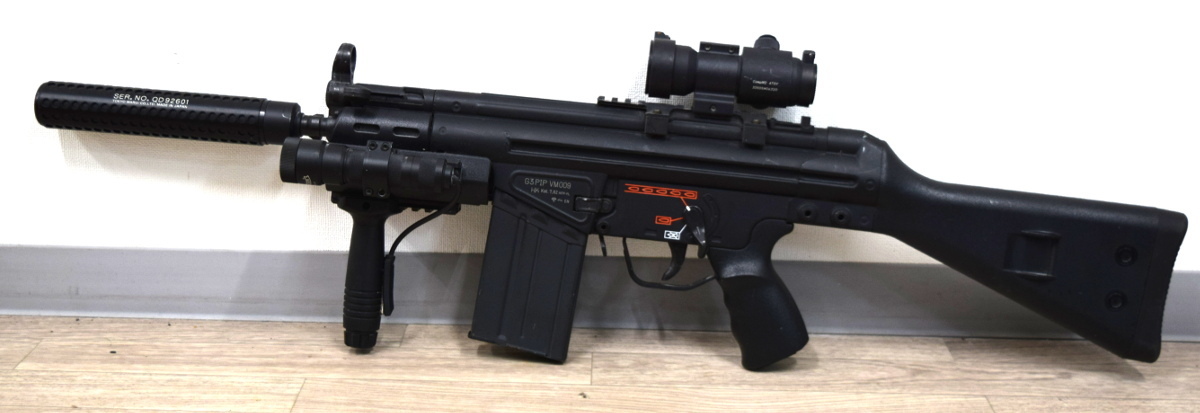  QE4 ミリタリーグッズ 電動ガン 東京マルイ G3 SAS 外装カスタム(電動ガン)｜売買されたオークション情報、yahooの商品情報をアーカイブ公開 - オークファン 電動ガン