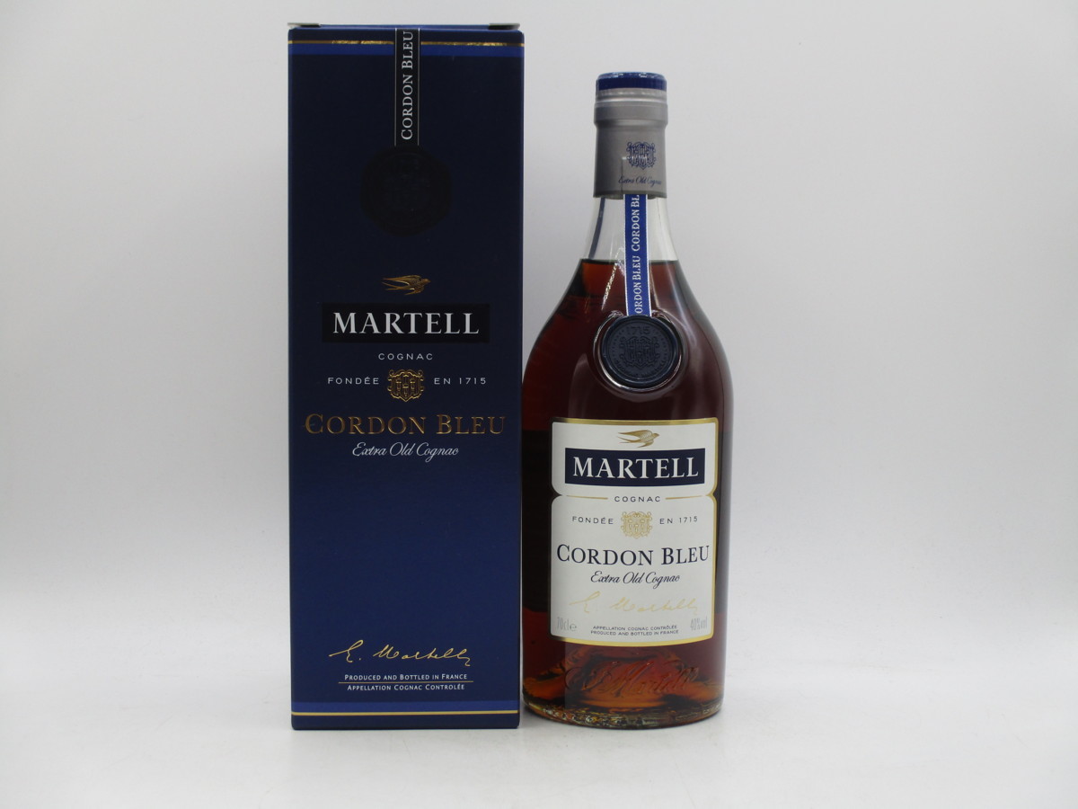 驚きの破格値，得価 MARTELL CORDON BLEU マーテル コルドンブルー ブランデー 現行 700ml 箱入 古酒 T33346 ＃6(マーテル)｜売買されたオークション情報、yahooの商品情報をアーカイブ公開 - オークファン コニャック