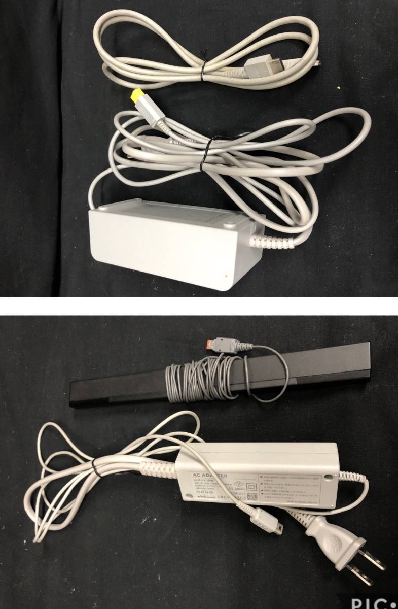 【中古】 Nintendo ニンテンドー WiiU スプラトゥーン 本体 32G リモコン センサーバー ジャンク 任天堂 _3