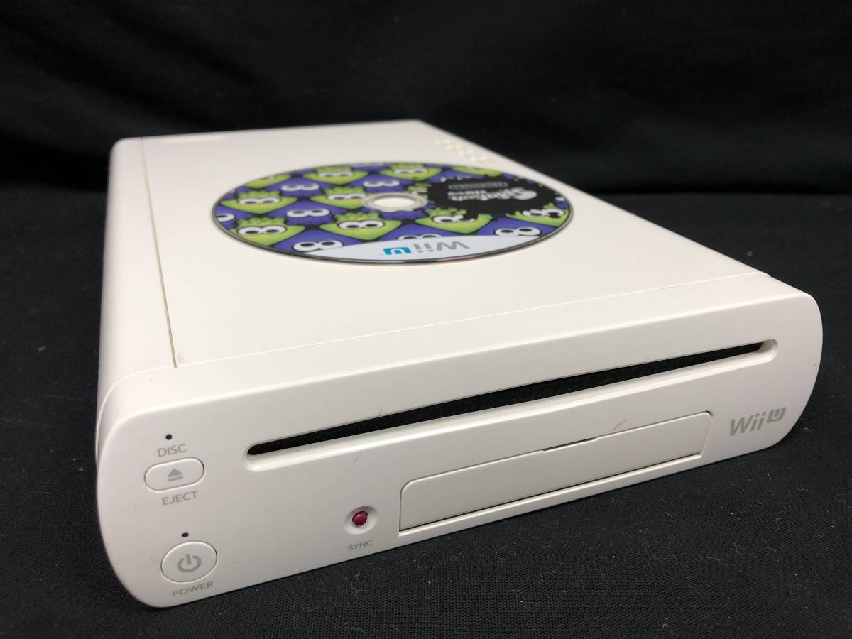 【中古】 Nintendo ニンテンドー WiiU スプラトゥーン 本体 32G リモコン センサーバー ジャンク 任天堂 _4