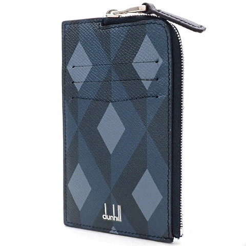 新作入荷，大得価 ダンヒル エンジンターン カドガン レザージップカードホルダー 小物 コインケース ブルー青 DU18F210ZCT472 40800048137 アラモード(財布)｜売買されたオークション情報、yahooの商品情報をアーカ 財布